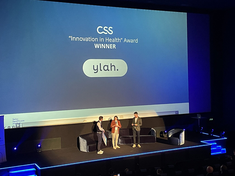 Ylah gewinn CSS Innovation in Healt Award