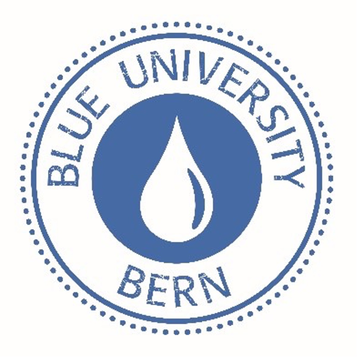 Das Logo der Blue University.